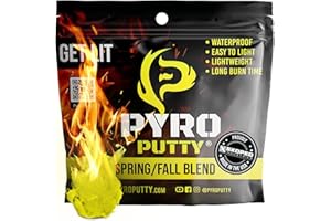 Phone Skope Pyro Putty: Waterproof Survival Fire Starter for Emergency Preparedness, Fire Starters for Campfires - Survival Gear and Supplies