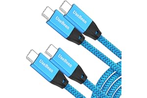 USB C Video Cable 3.3FT(2 Pack) [4K@144Hz/60Hz 8K@30Hz], USB C 3.2 Gen 2x2 Video Cable, 20Gbps Data Transfer, 100W PD Fast Ch