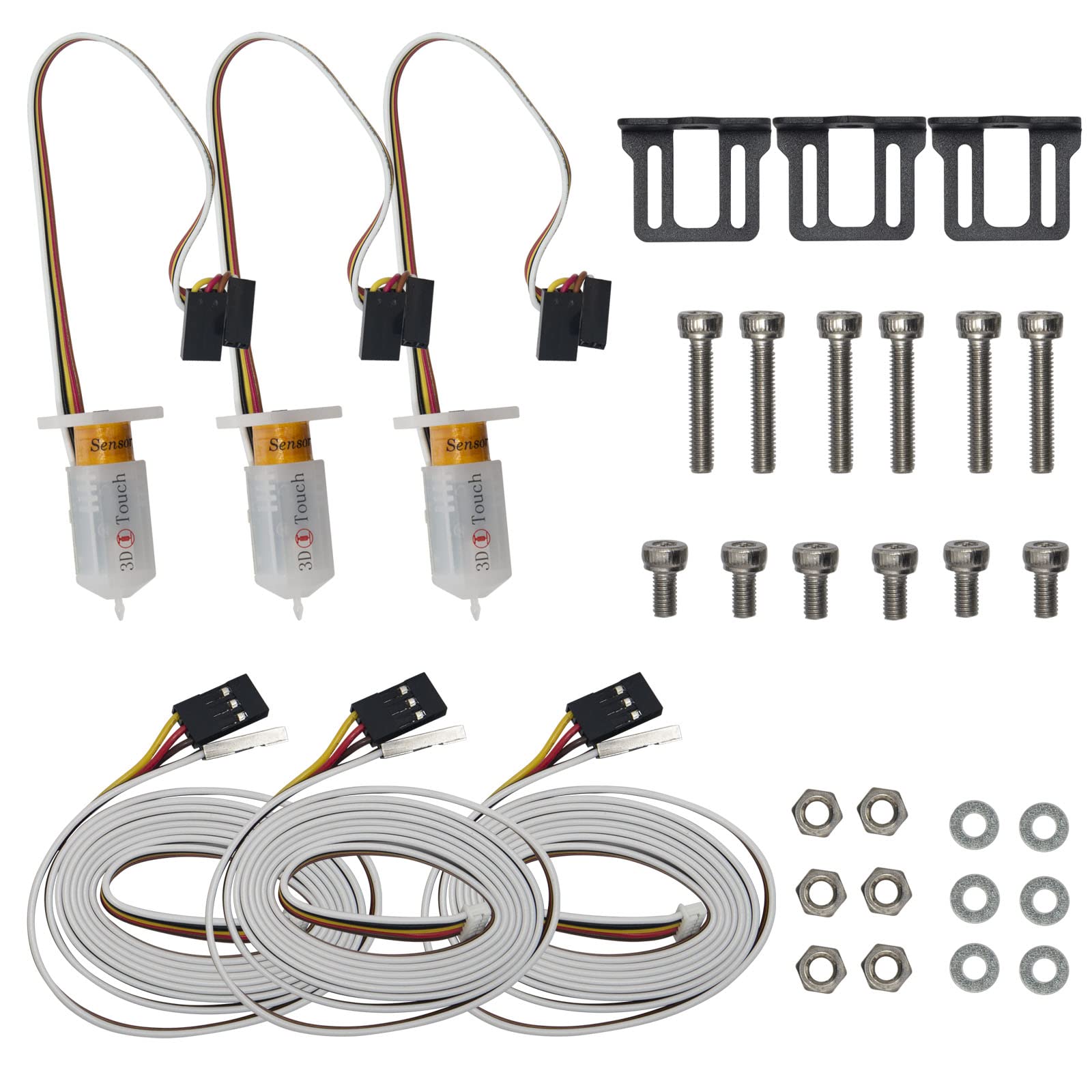 AZDelivery 3x 3D BL Touch V3.0 BLTouch auto bed leveling sensor for 3D printers with improved printing precision of the latest generation 3D Touch accessories