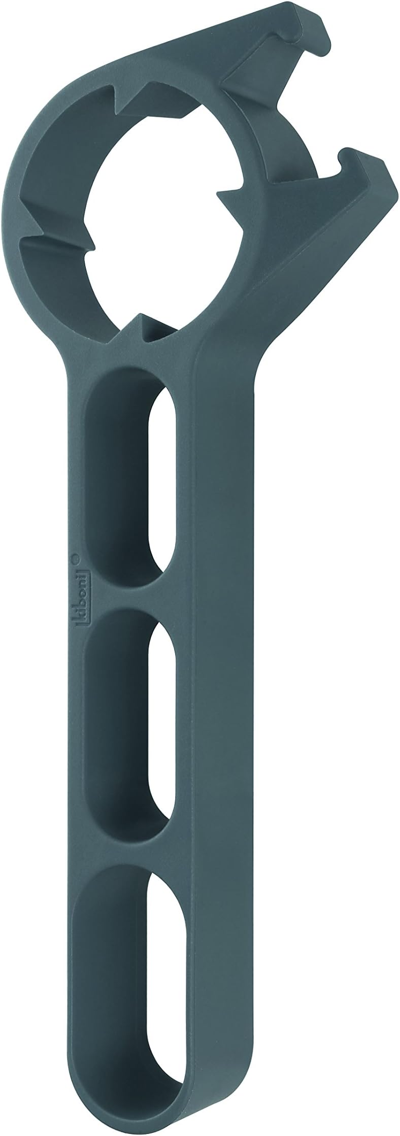 Kiboni GmbH Bob Multi Opener, Plastic, charcoal, 5.1 x 2 x 14.8 cm