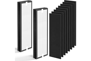 2 Sets HFD320 Replacement Filtration Compatible with Honeywell Air Genius 3,4,5,6 Series Air Purifiers, Replaces Model HFD300