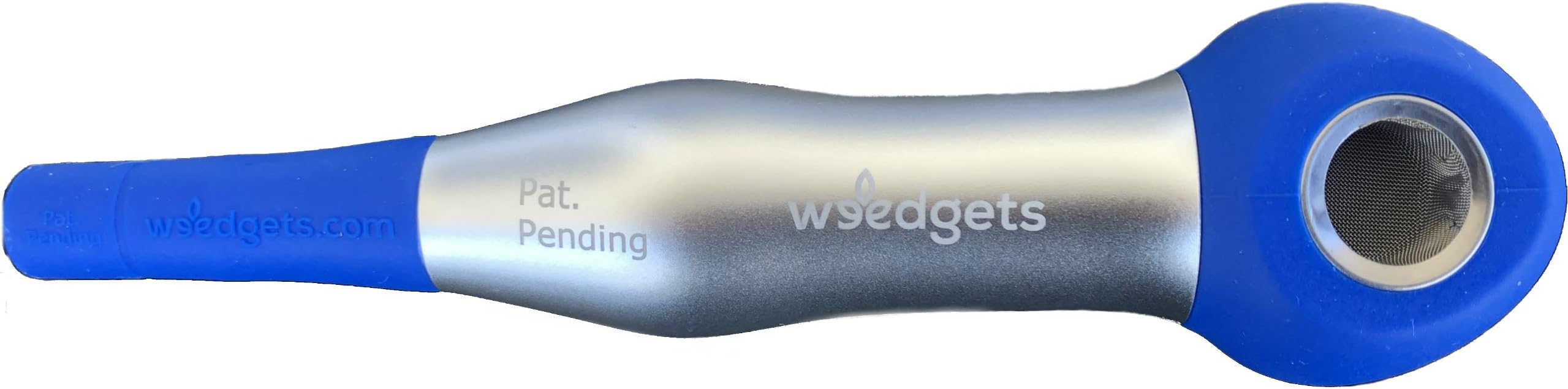 Premium Smoking Bowl - Advanced Technology Cough Less Tobacco Maze Pipe self Cools Smoke removes Resin & Tar smoothest Inhale Guaranteed - Silver-Blue