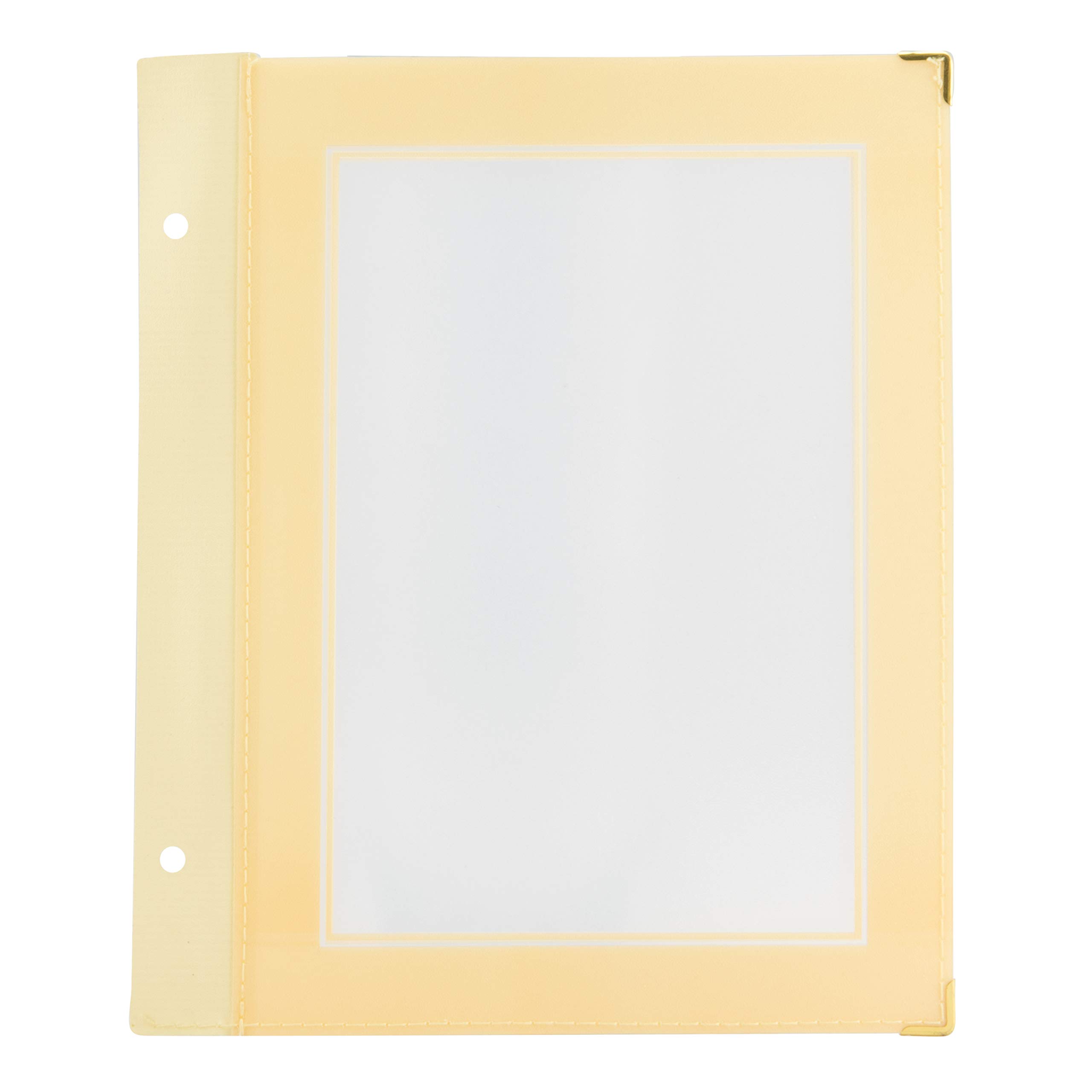 Securit A4 Wood Range Menu Holder Insert Set of 5 Inserts A5 Beige Ivory (CRT10