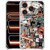 Nsyosio Western Cowboy Cowgirl Case Compatible with iPhone 17 Pro Max,Retro Country Art Collage,Trendy Soft Bumper TPU Case for iPhone 17 Pro Max