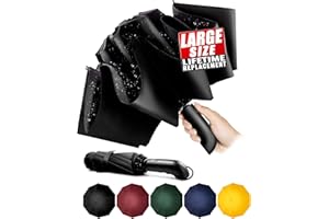 Chakipee Conlun Travel Inverted Umbrella Compact Windproof- Automatic reverse Umbrellas for Rain - Folding Portable 10 Ribs Large Umbrella
