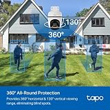 Tapo C500 1080P HD Outdoor Pan Tilt Security Camera Person Detection IP65 Alexa view 3