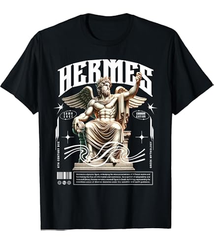 Amazon.com: Greek Mythology Hermes Messenger of The Gods T-Shirt