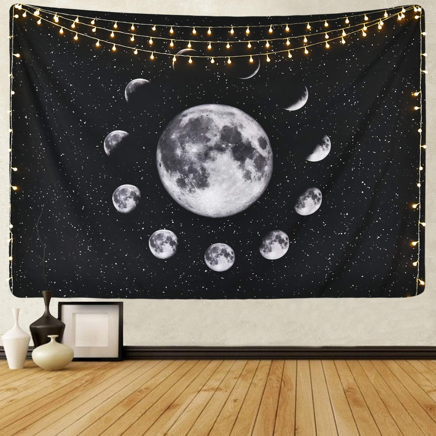 Sevenstars Moon Tapestry Moon Eclipse Tapestry Moon Phase