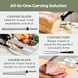Tower Electric Knife 120W, One Touch Operation, Ergonomic, Black T19028 view 3