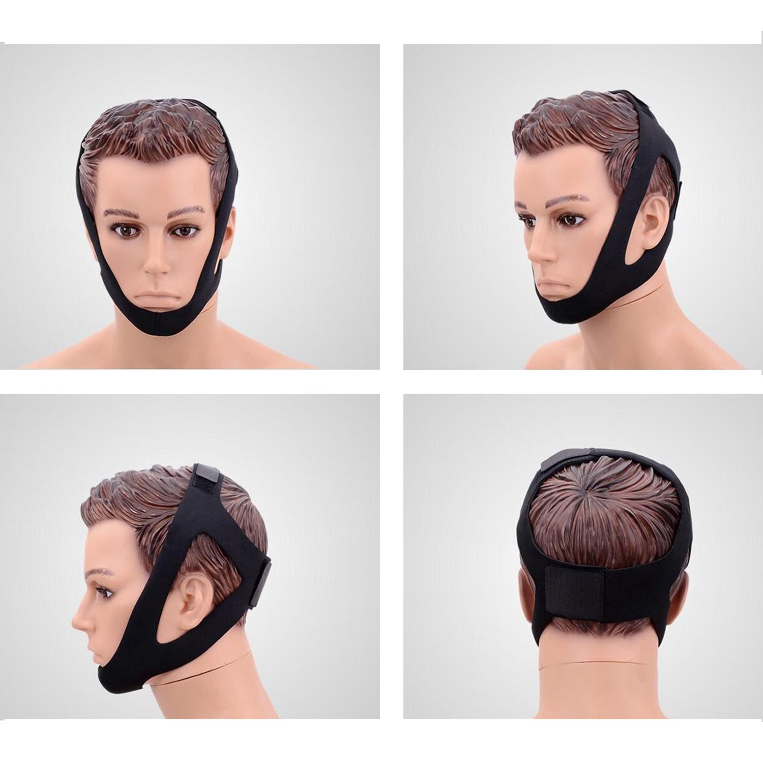 Anti Snoring Chin Strap - Adjustable Stop Snoring Solutions, Mouth Breathers Sleep Aid Devices for Men and Women