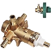 Replacement for FP62325PF Pressure Brass Balancing Valve, Shower Valve with 1/2" Crimp Ring PEX Connection
