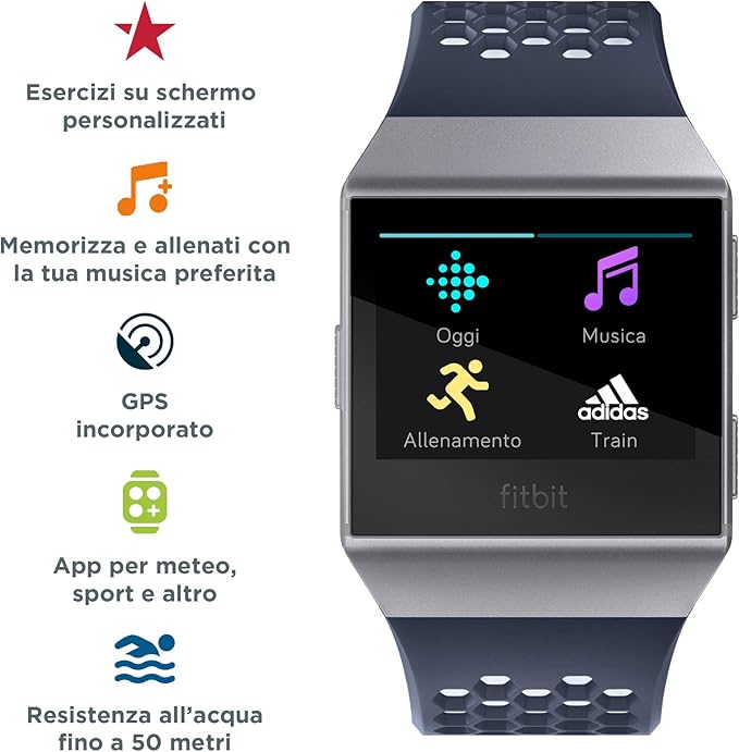 fitbit ionic adidas edition gps smart watch