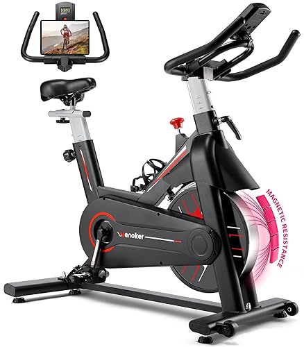 Exercise Bike, WENOKER Stationary Bike for Home, Indoor Bike with