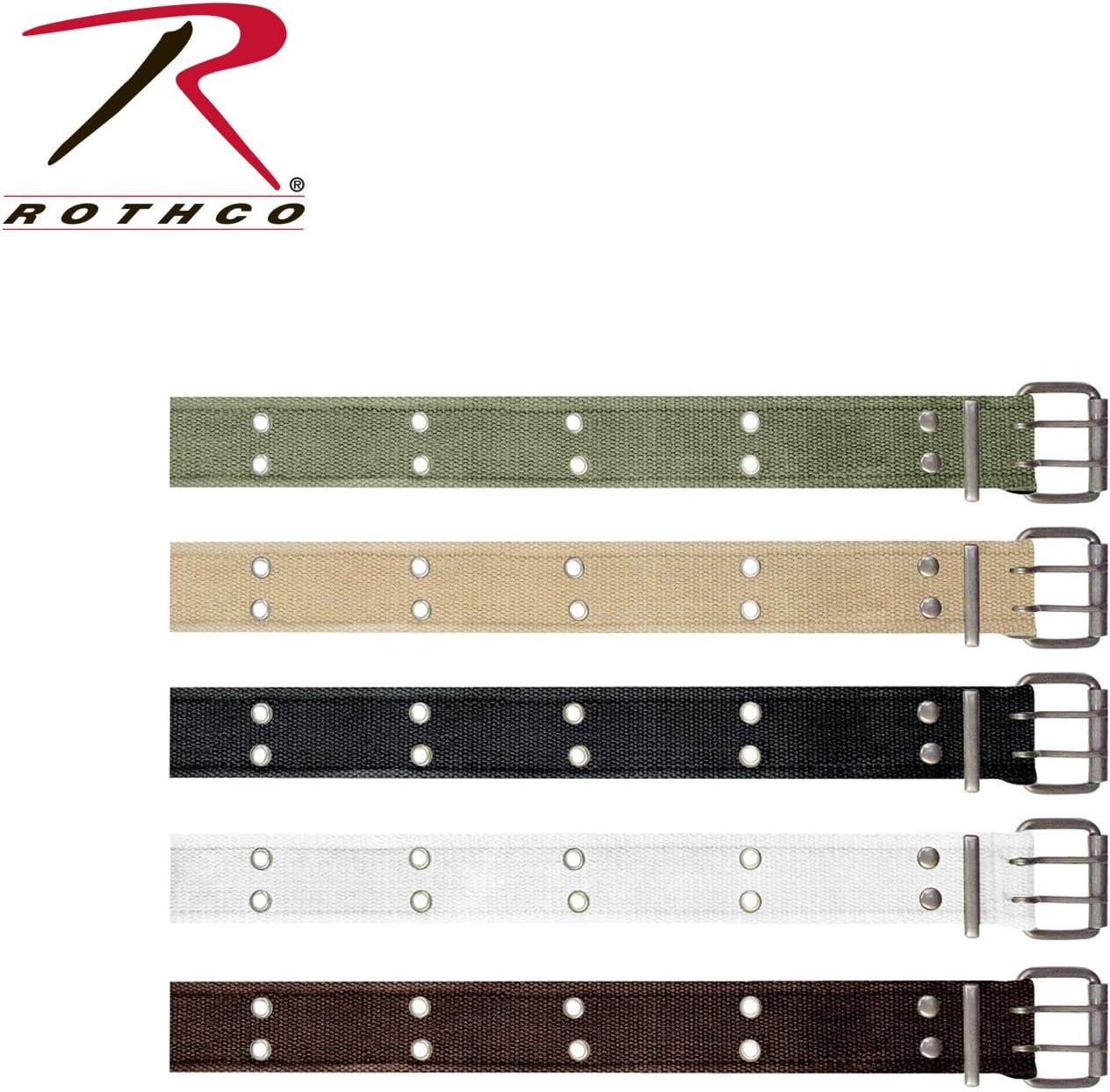 Rothco Vintage Belt with Double Prong Buckle