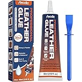 Aarovibe Leather Glue, 60ml Strong & Flexible Leather Adhesive ¨C Waterproof, Quick-Dry & Clear Repair Glue for Shoes, Jackets