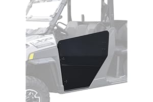 SAUTVS Aluminum Front Half Door Inserts Panels Kit for Polaris Ranger 1000/Ranger XP 1000/Crew 2018+ Accessories(One Pair)