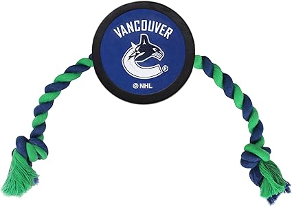 hockey puck teething ring