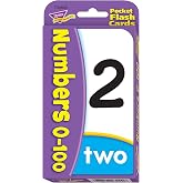 Numbers 0-100 Pocket Flash Cards