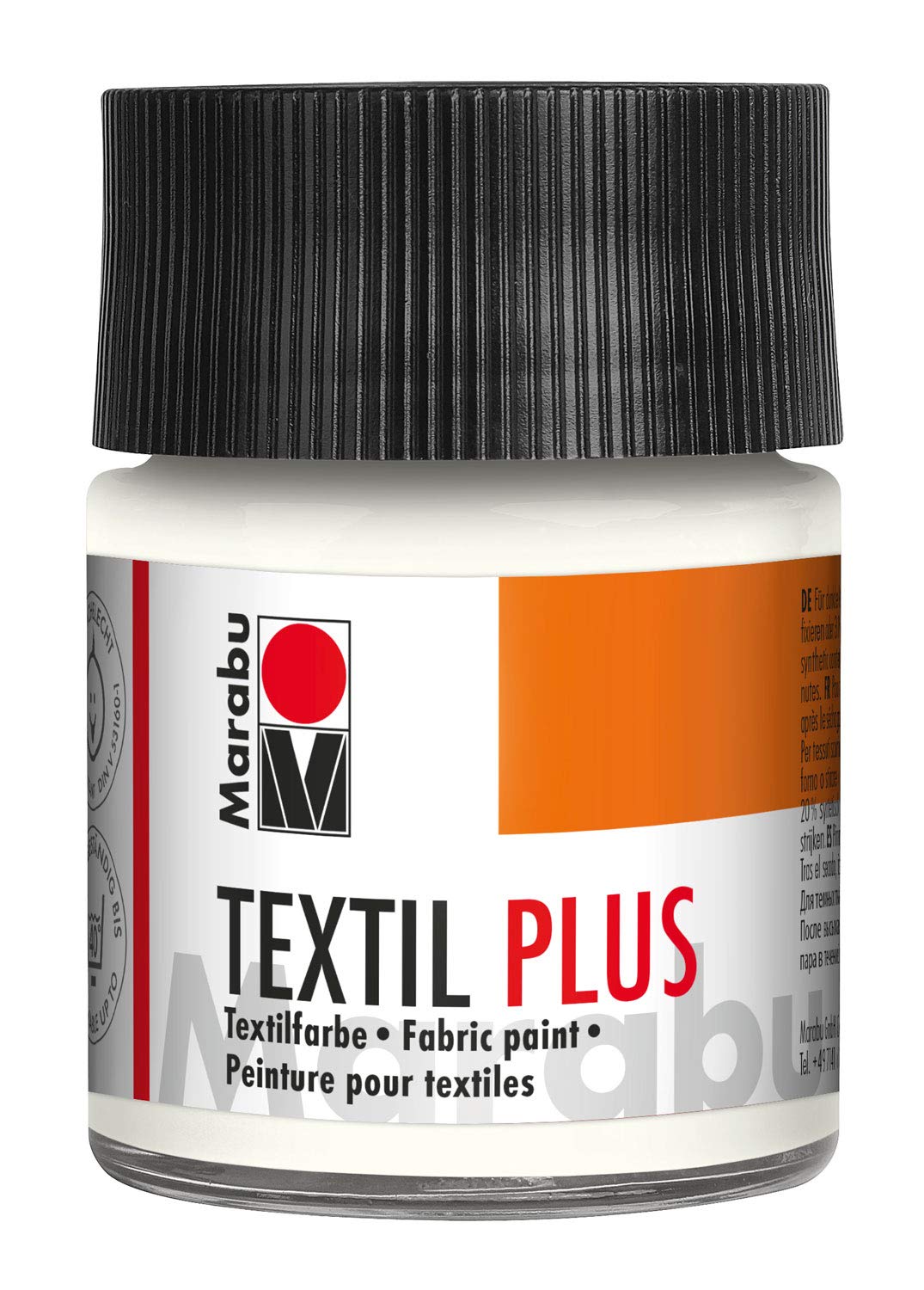 Marabu Textil Plus Fabric Paint 50ml - 070 White