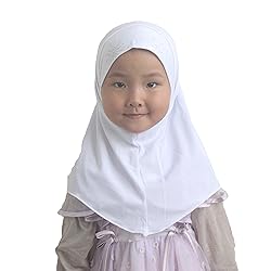 Cogongrass Girls Kids Muslim Hijab Islamic Scarf