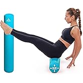 Adjustable Air Roller 2 to 12 PSI Firmness – Inflatable Fitness, Yoga, and Rehab Roller for Men and Women, Back Roller for Muscle Recovery, Home Gym, Travel, or Physical Therapy Use – North Sea
