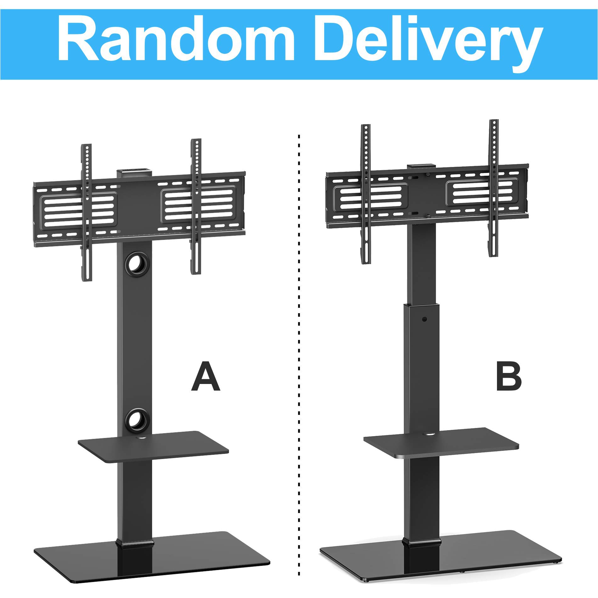 FITUEYES Swivel TV Stand with Mount for Most 3265inch Plasma LCD LED Flat or Curved Screen TVs