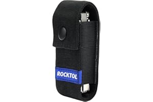 ROCKTOL Multitool Sheath, Premium Nylon Snap Sheath for Belt EDC Multi-Tool Knife Sheath Pouch Holster for Leatherman Fits 4.2” Multitools