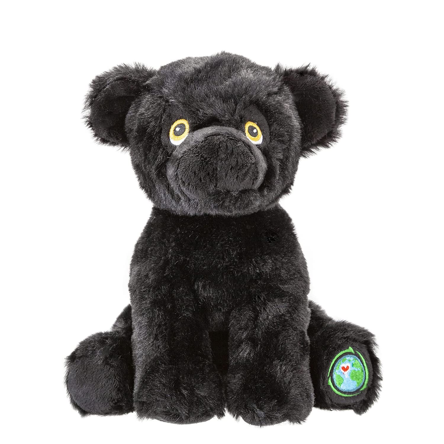 PMS VFM - Panther Wildlife Soft Toys, Made From 100% Recycled Plastic, Cute Plushies, Zoo Animals, Great Gift for Kids and Adults, Size: 11" 30cm