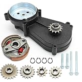ZUDKSUY Transmission Gear Reduction Box Clutch, Replacement for 43cc 47cc 49cc 50cc 2-Stroke T8F 11T 13T 14T 17T 20T Pocket Bike Scooter ATV Go Kart Mini Bike Dirt Bike Pit Bike