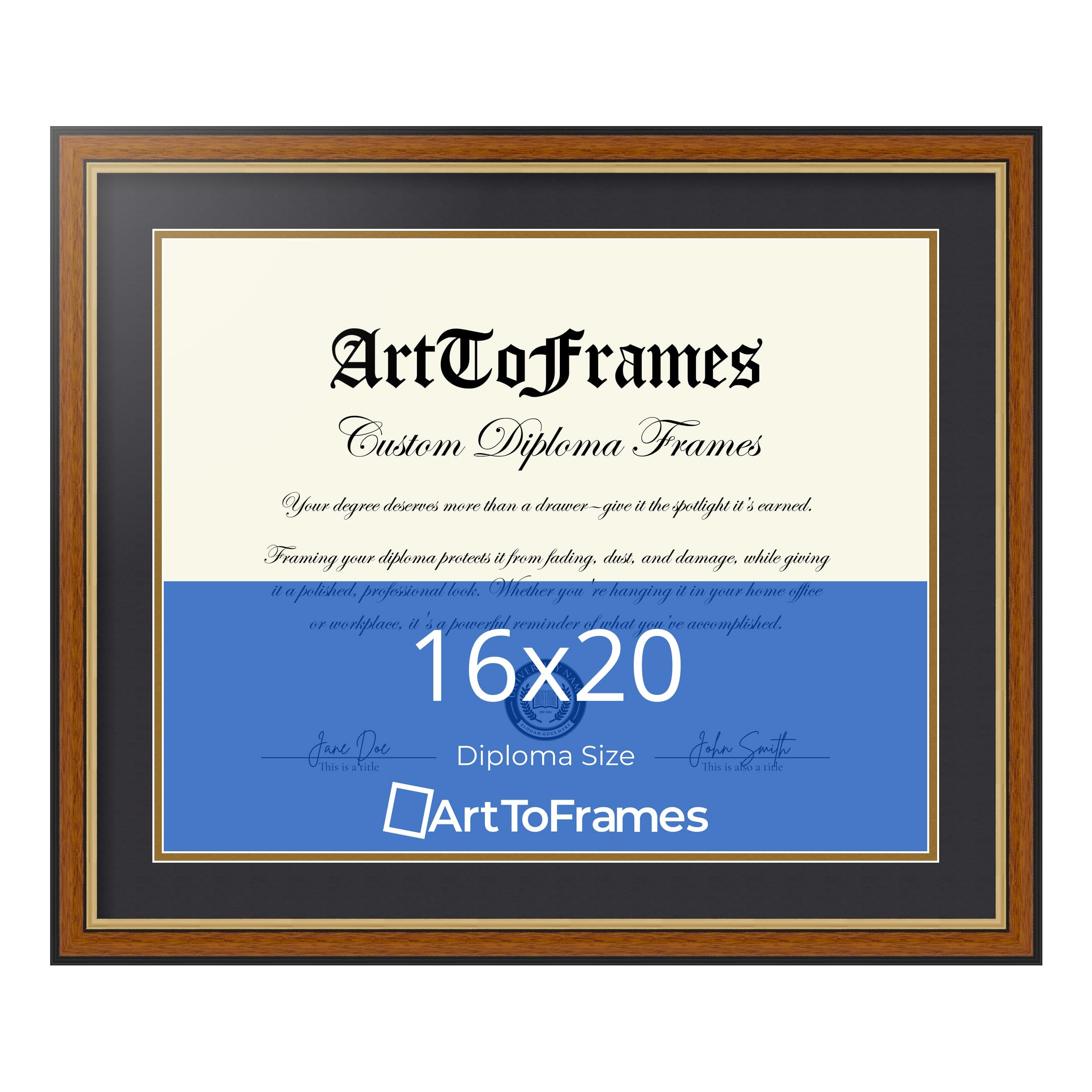 ArtToFrames 16x20 inch Diploma Frame & Certificate