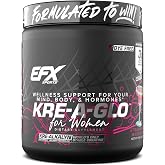EFX Sports Kre-A-Glo Kre-Alkalyn Creatine for Women | 2.5g Collagen, 300mg Ashwagandha, 100mg Hyaluronic Acid | 30 Servings (Strawberry Margarita)