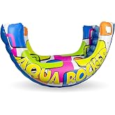 Poolmaster Aqua Rocker Inflatable Pool Float for Adults and Kids, Giant Multi Person Rocking Pool Float Ride On, Swimming Pool Lounge Raft, Pool Party Water Toy, 88 x 52 in