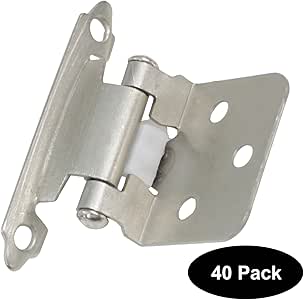 40 PCS Brushed Satin Nickel Decorative Self Closing Face ...