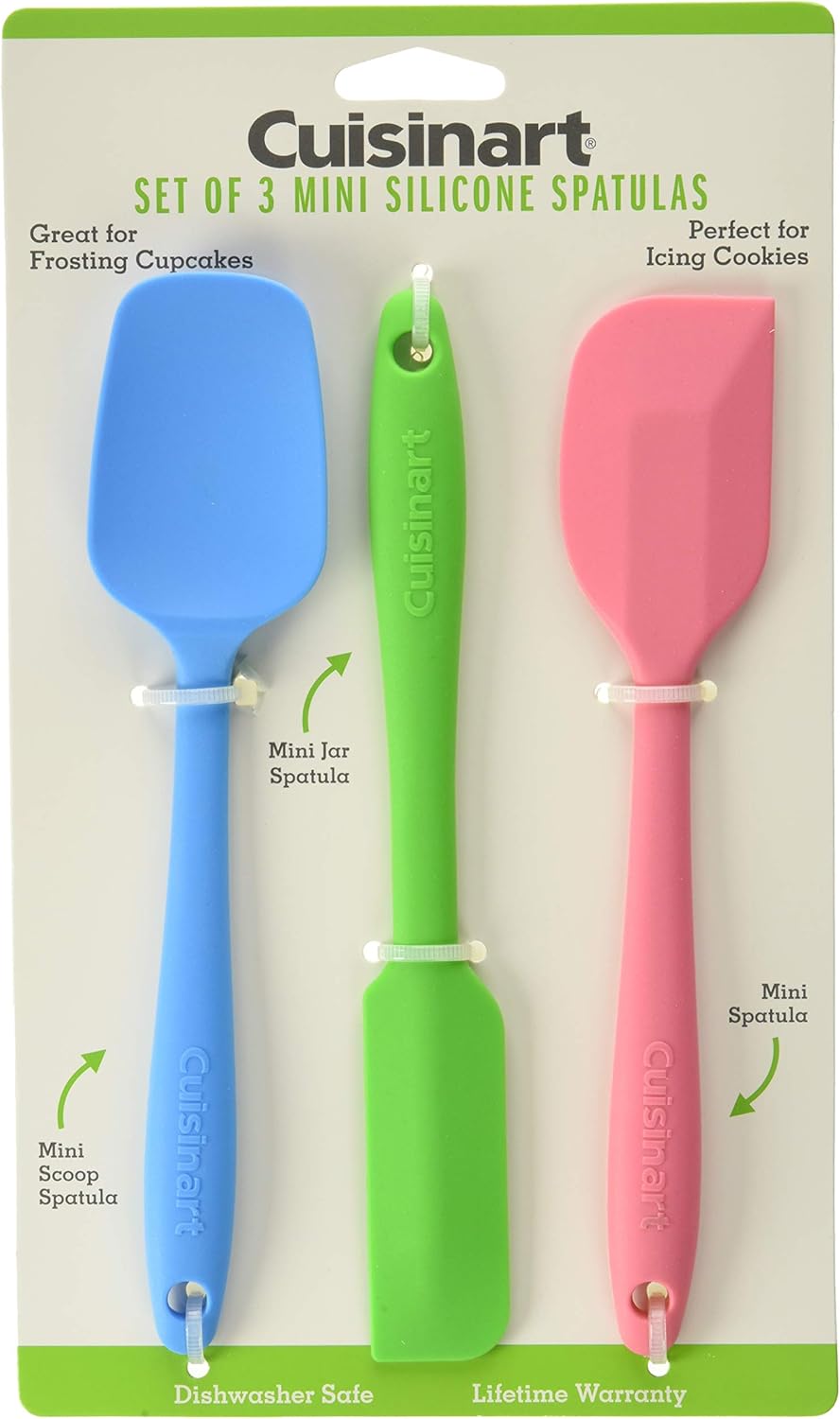Cuisinart Mini Spatulas (Set Of 3), Multicolor: Kitchen & Dining