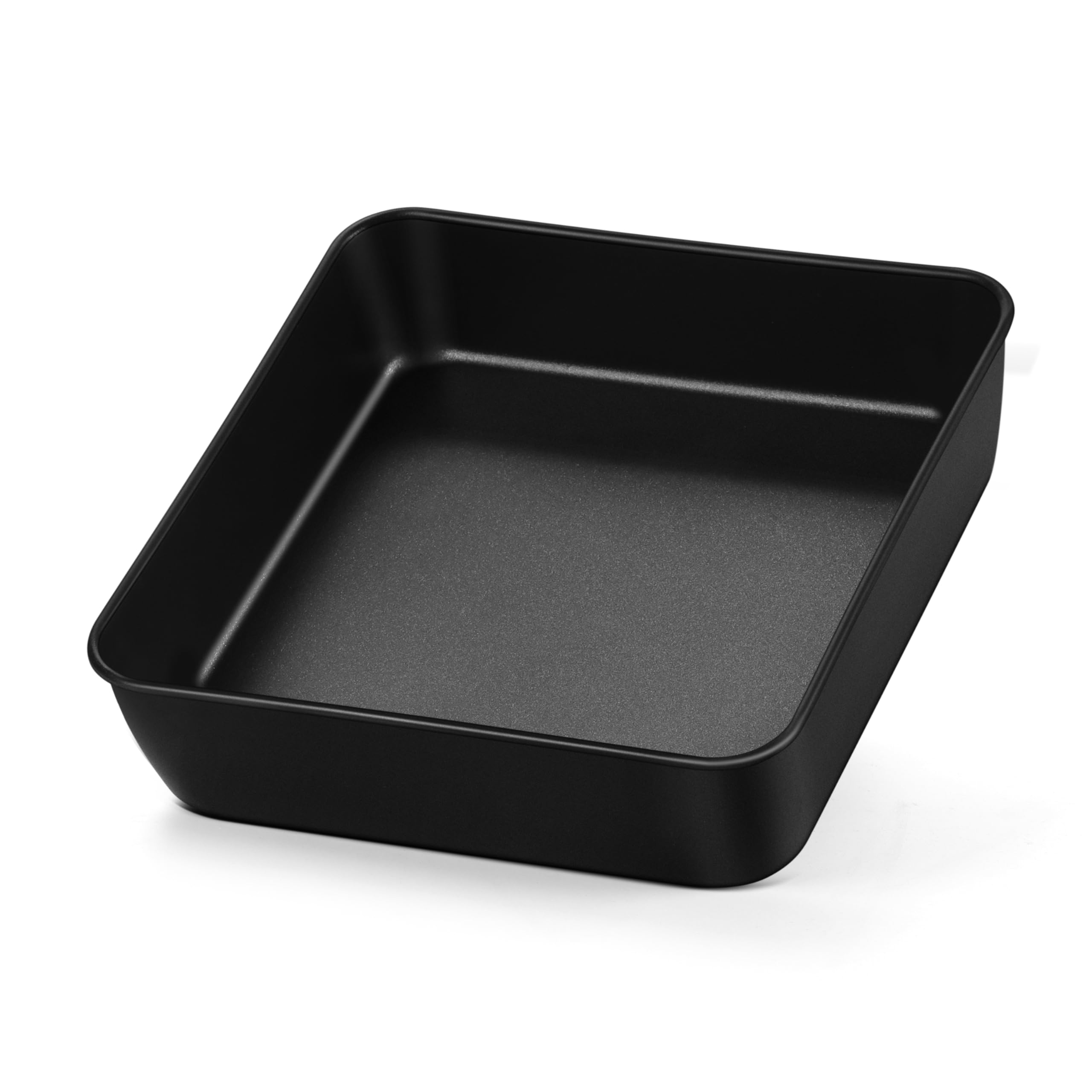 Joyfair 6 Inch Square Cake Tin, Stainless Steel Baking Mould with Non-Stick Surface, Cake Pan/Baking Tin Ideal for Roasting Bread Lasagna Brownie Meat, Easy Release & Easy Clean, 16 x 16 x 5cm