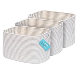OrganiHaus Set of 3 Woven Storage Baskets for