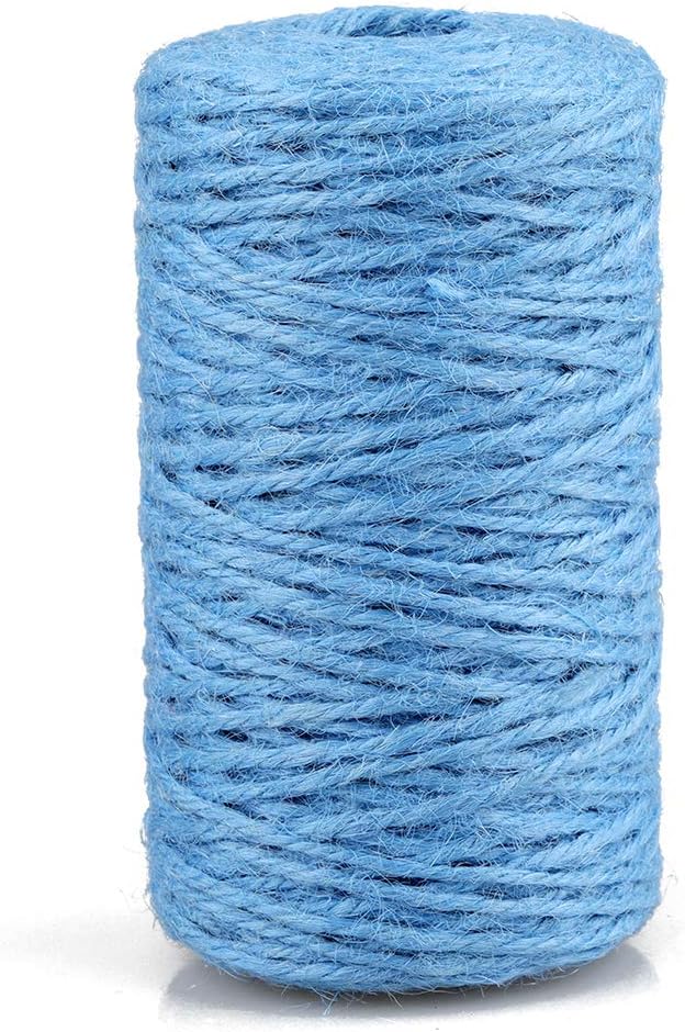KINGLAKE 328 Feet Natural Jute Twine Best Arts Crafts Gift Twine Christmas Twine Durable Packing String : Office Products