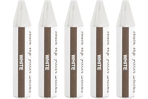 uxcell Wood Filler Stick, 5 Pcs Wax Sticks Wood Touch Up Markers, Furniture Crayons for Scratches Holes Crack Tables Desks Wo