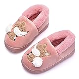 Holynissl Boys Girls Slippers Warm Fur House