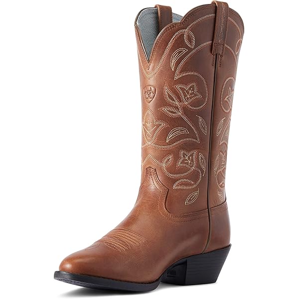 Ariat Women's Rambler Western Boot, Brown Bomber, 9.5 Wide