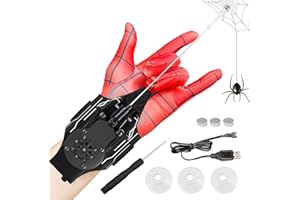 M MITLINK Web Launcher Spider String Shooter Toy, Web Shooters Cool Gadgets Reel-in Real Silk Superhero Role-Play Fun Stuff Toys Great for Men and Kids