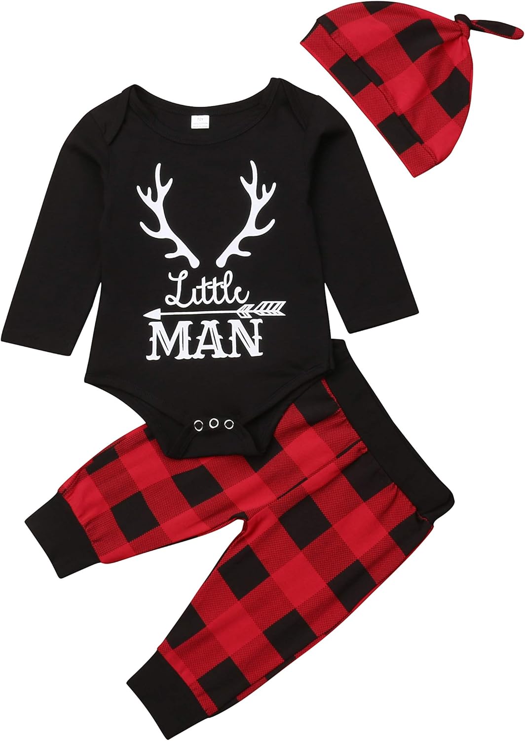 baby boy buffalo plaid pants