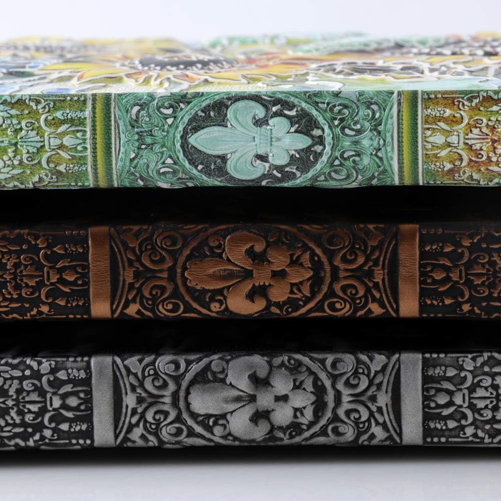 Sunflower Journal, Leather Writing Journal Notebook, A5 Lined Journal, 200Pages, Personal Diary-Antique Handmade Notepad Sketchbook, Travel Diary& Notebooks to Write in, Gift for Women&Gril (Multicolored) : Office Products