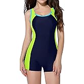 beautyin Swimsuit Women Boyleg One Piece Water Aerobic Competitive Bathing Suit
