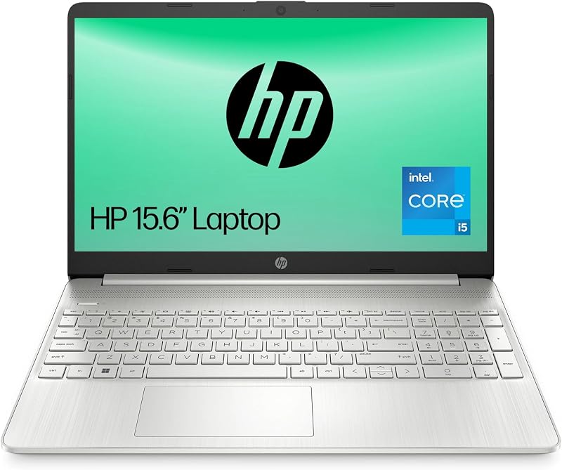 HP 15.6 Laptop i5-1235U 8GB 256GB SSD Iris Xe FHD Anti-Glare Win 11