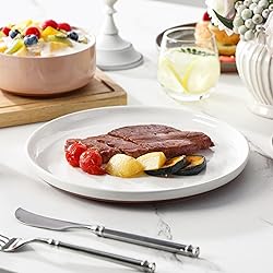 MALACASA Plates and Bowls Sets, 12 Pieces Modern