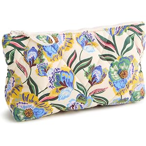 Vera Bradley Women's Featherweight Medium Pouch – Gardenia Garden