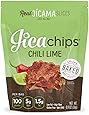 JicaChips Jicama Chips, Chili Lime, 8 Pack, BAKED, Paleo, Gluten Free, Vegan