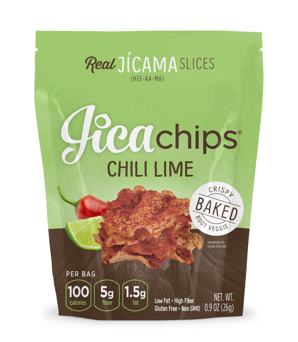 JicaChips Jicama Chips, Sea Salt, 8 Pack, BAKED, Paleo