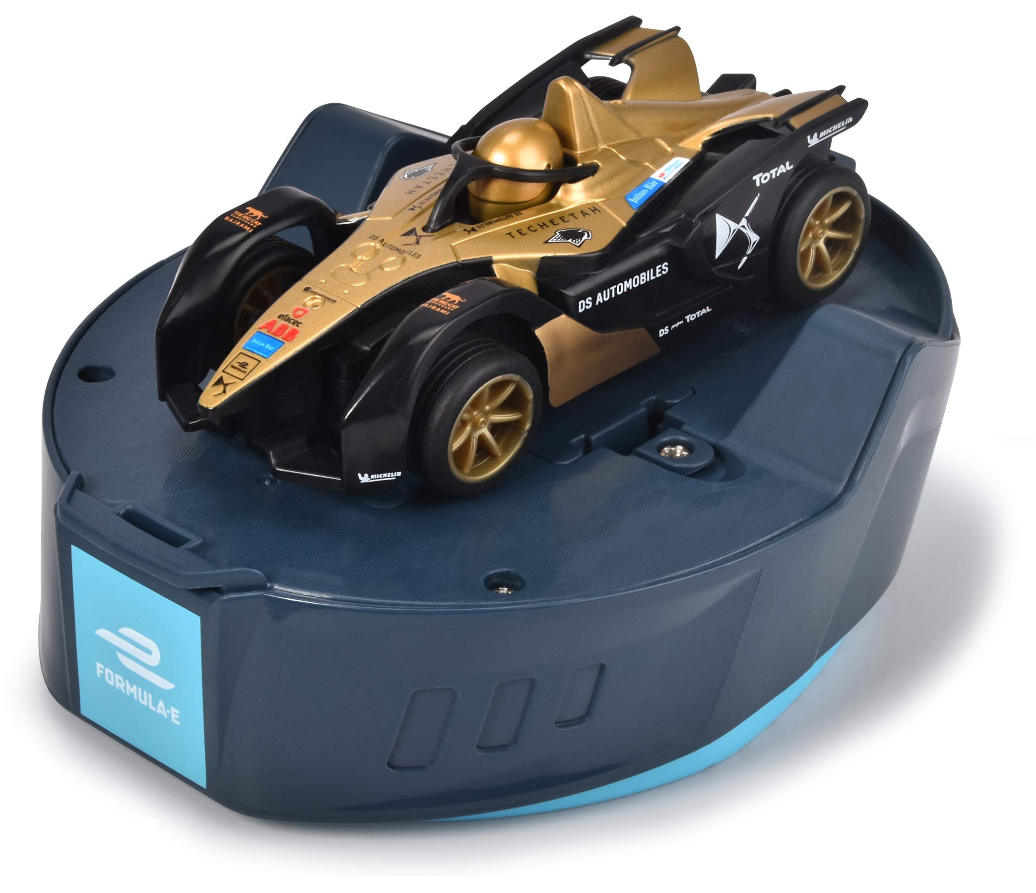 Dickie Toys Formula E Mini RC Car, RC Racing Car with 2 Channel Radio Remote Control, up to 6 km/h, Remote Control Includes Charging Cable for Vehicle, 3 Different Models, Random Selection, from 3